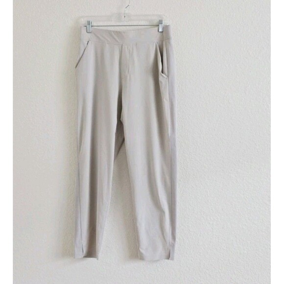 Athleta Brooklyn Ankle Pants Womens Size 14 Abalone Tan - Picture 6 of 7